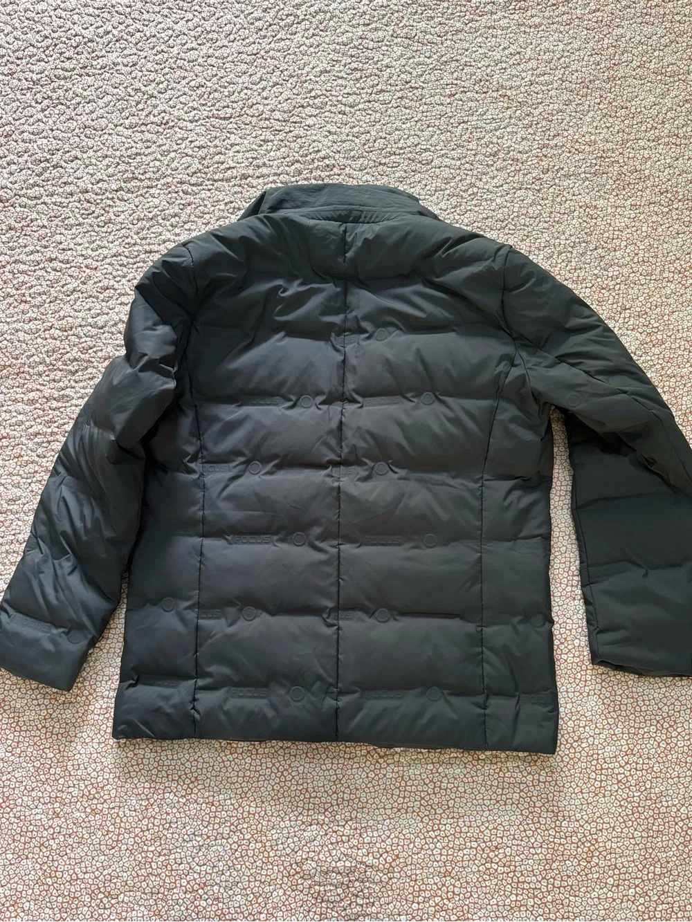Focus Mens Black Blazer Puffer Jacket Size S
